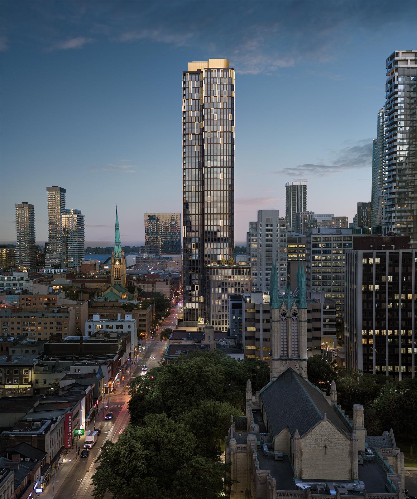 Alias Condos rendering, downtown Toronto
