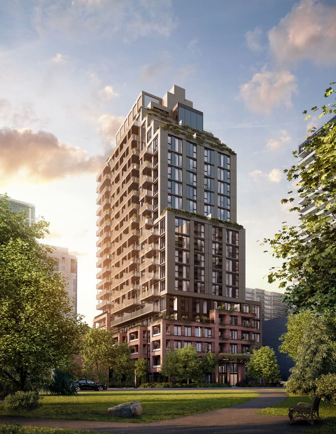 Akra Living Condos rendering, Yonge & Eglinton