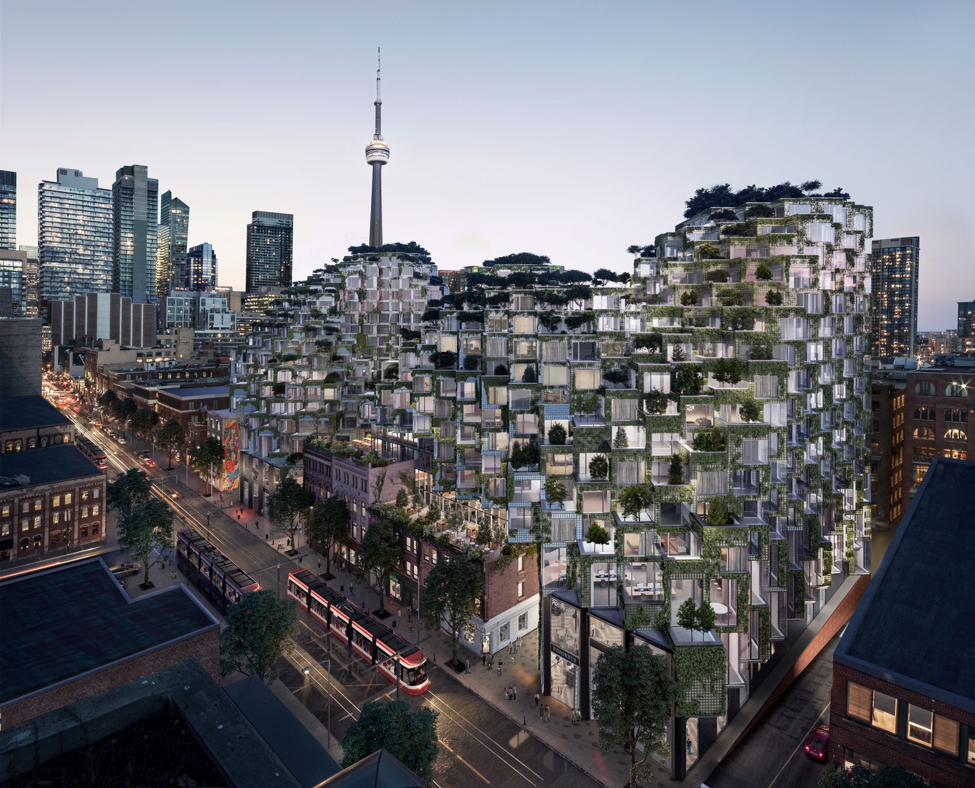 KING Toronto Condos rendering, King West