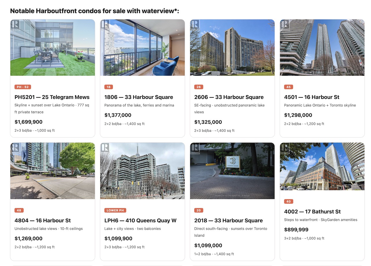 12 Harbourfront Condos