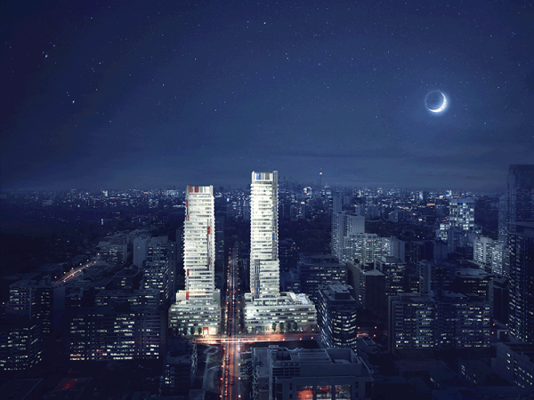 150 REDPATH CONDOS - NEW TOWERS AT NIGHT - CONTACT YOSSI KAPLAN