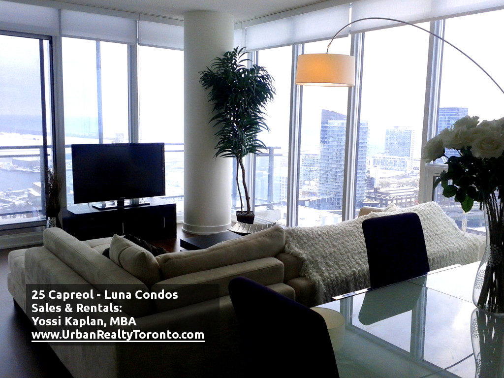 25 CAPREOL CONDOS FOR SALE - LIVING ROOM - by Yossi Kaplan