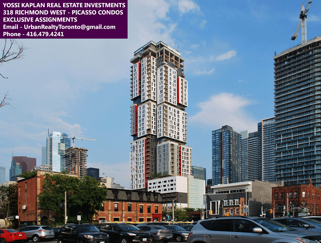 318 RICHMOND WEST - PICASSO CONDOS BUYING OR SELLING - CONTACT YOSSI KAPLAN