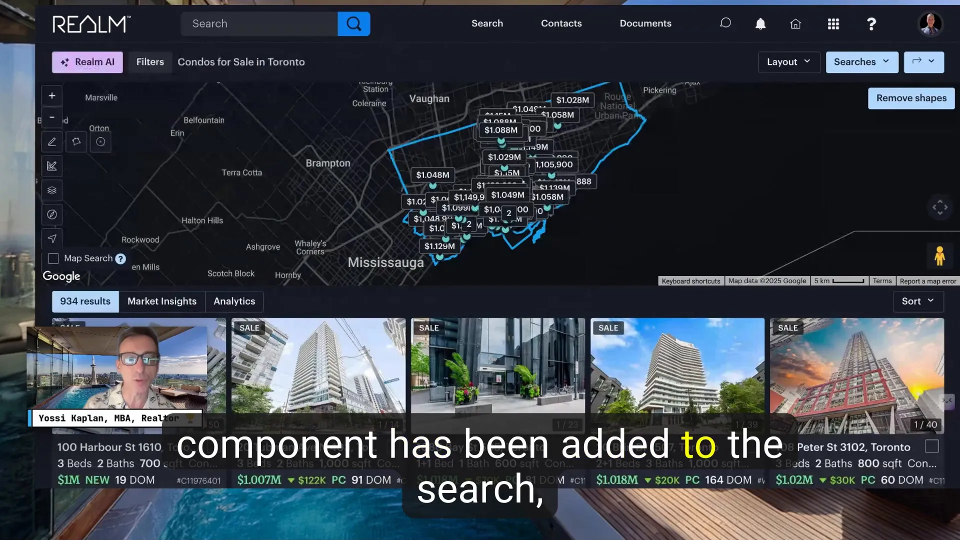 AI analyzing market trends