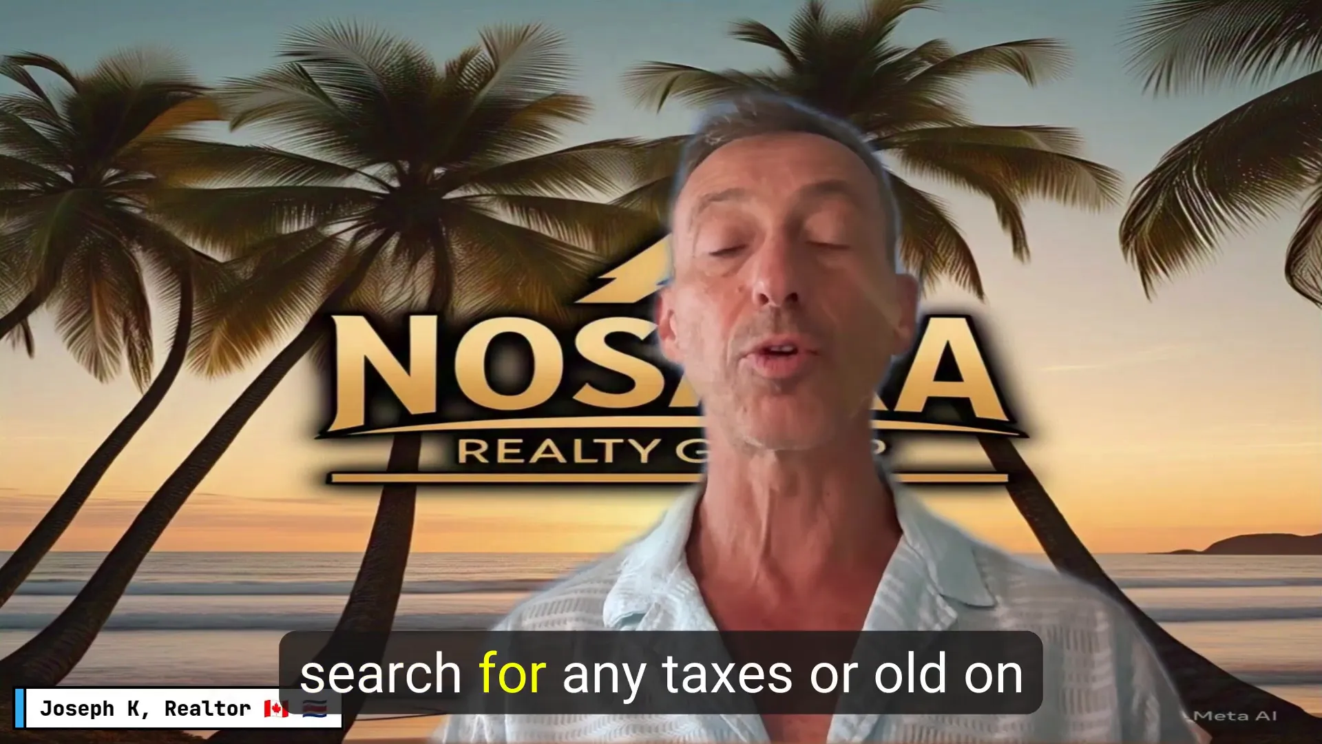 Costa Rican lawyer advising client on real estate sale