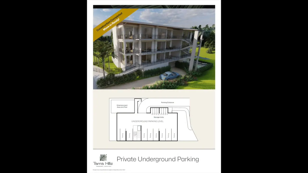 Map of underground parking