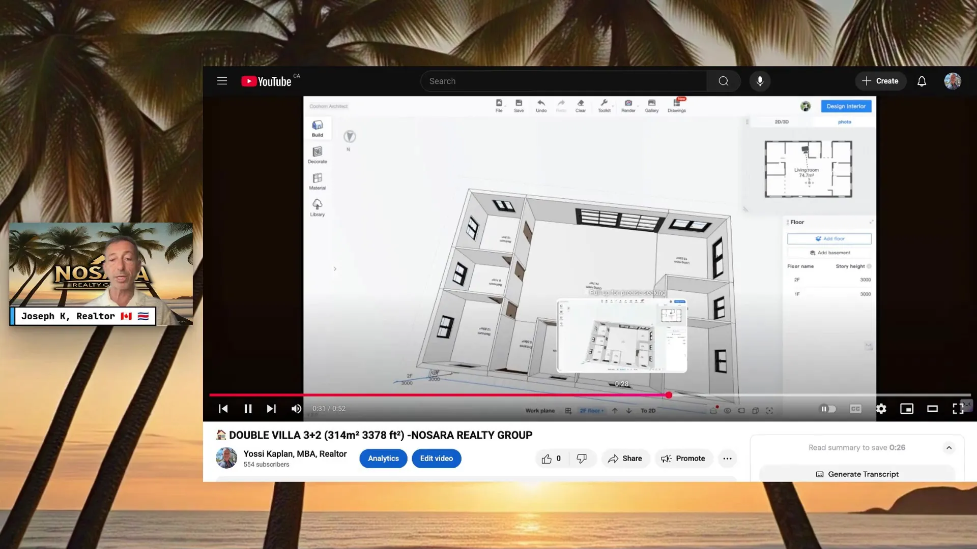 Comparison of efficient villa designs and layouts