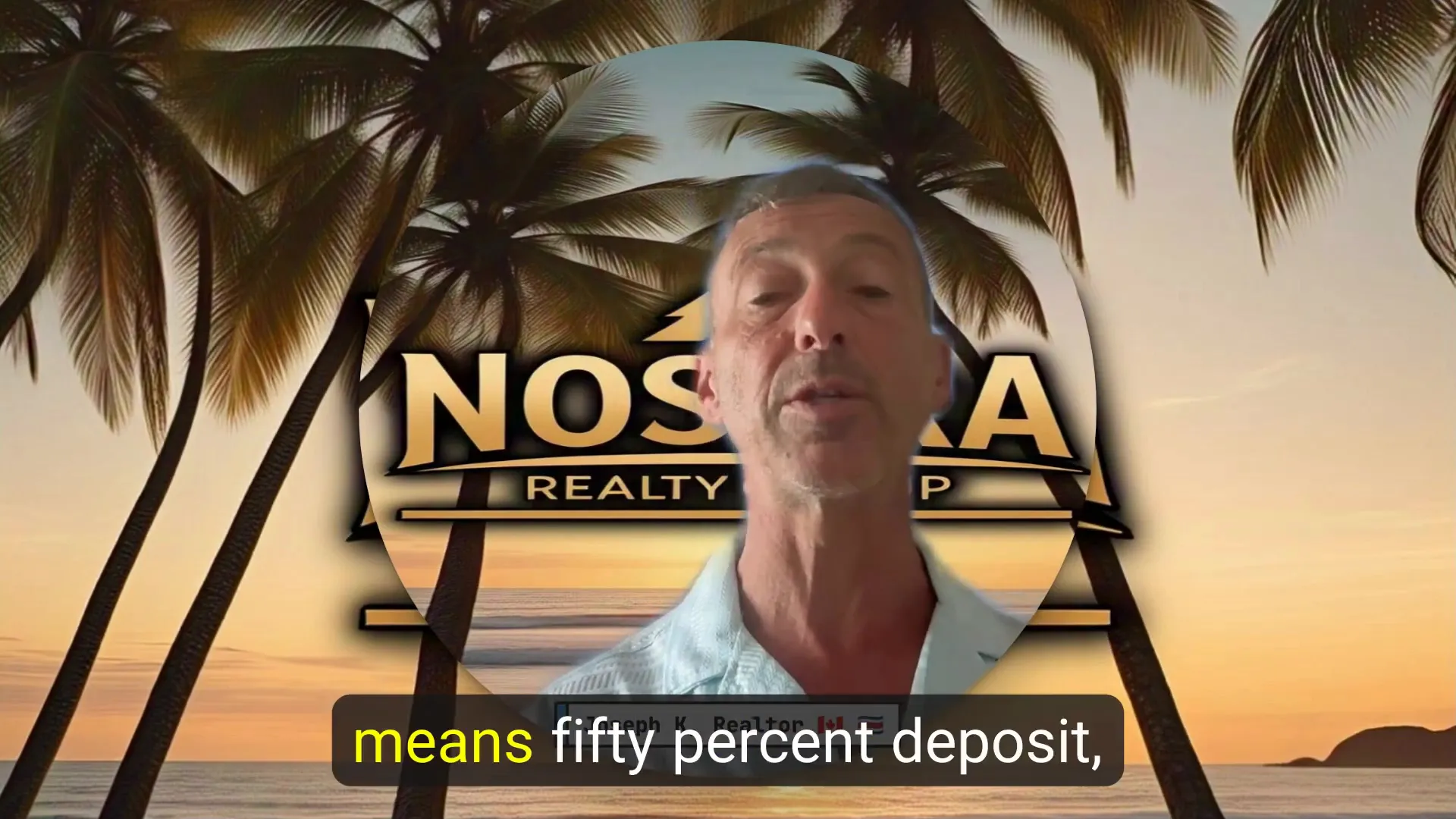 50/50 financing deal for real estate investment