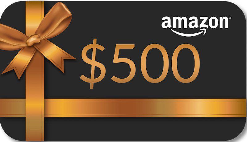 Amazon Gift Card $500 800px