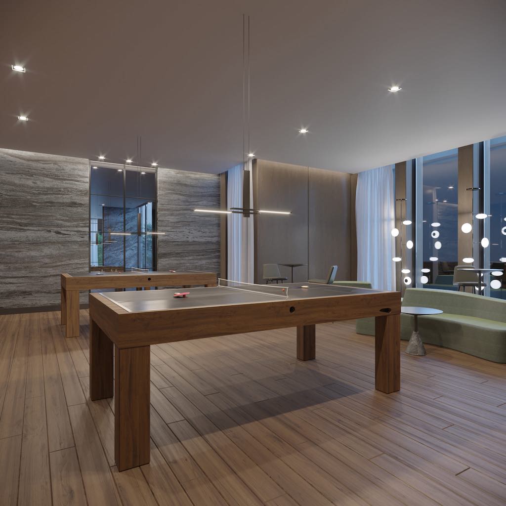 Crosstown Condos - Crowsstown One Ping Pong Room - VIP Sales & Rentals by Yossi Kaplan, MBA