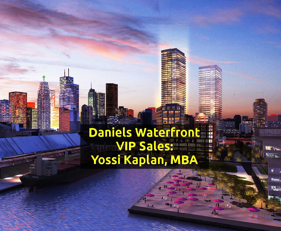Daniels Lighthouse Waterfront - VIP Sales contact Yossi Kaplan