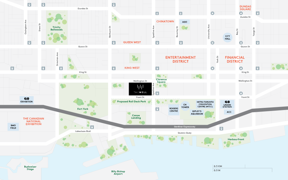 Neighbourhood Map - The Well