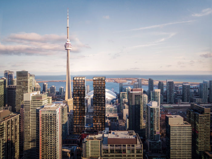 Nobu Residences 15 Mercer St Toronto - Aerial view - Yossi Kaplan VIP Sales
