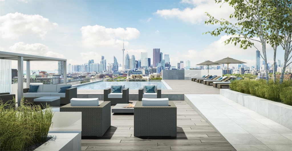 RIVERSIDE SQUARE CONDOS - ROOFTOP POOL LOUNGE