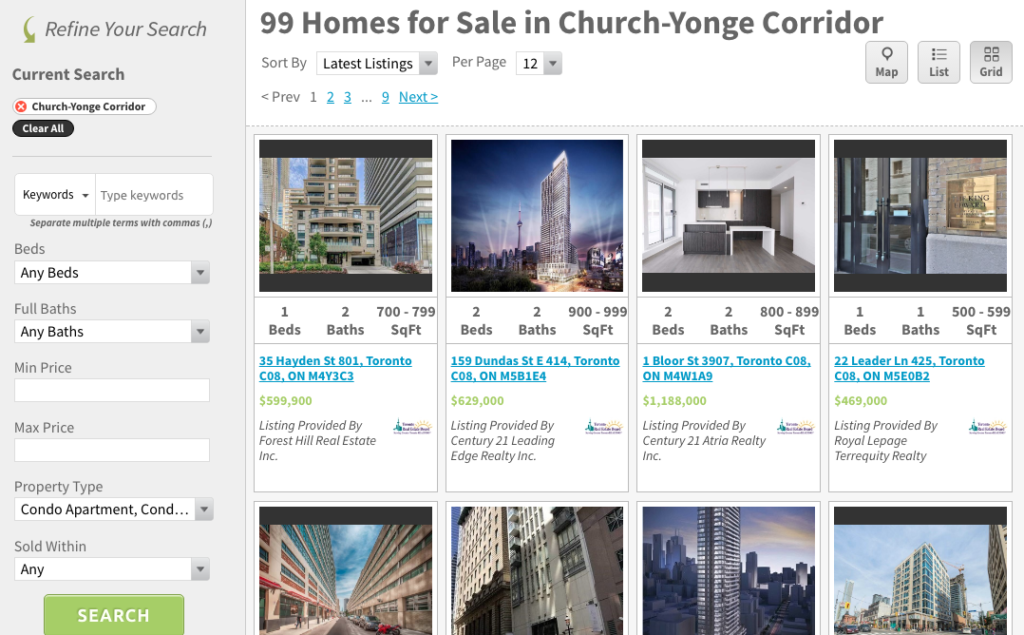 Yonge and Church Corridor Condos for Sale - Contact Yossi Kaplan