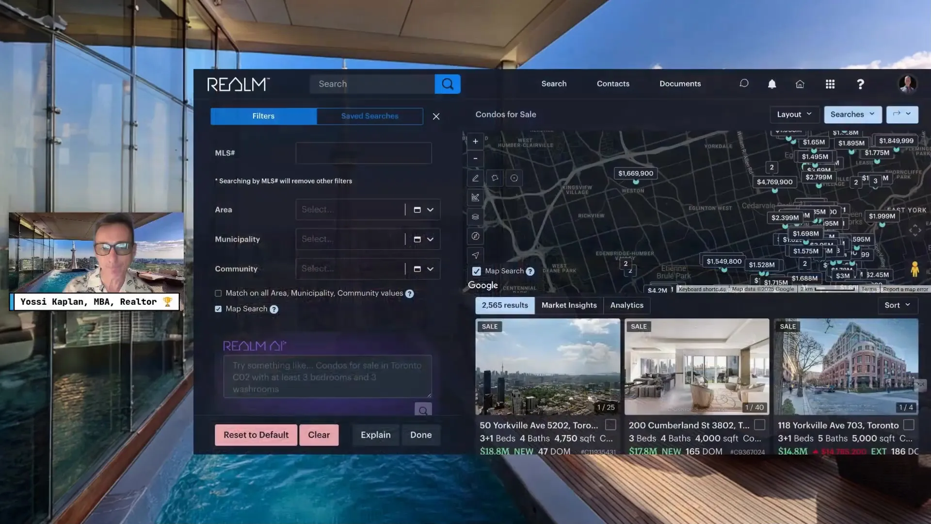Using online platforms for searching