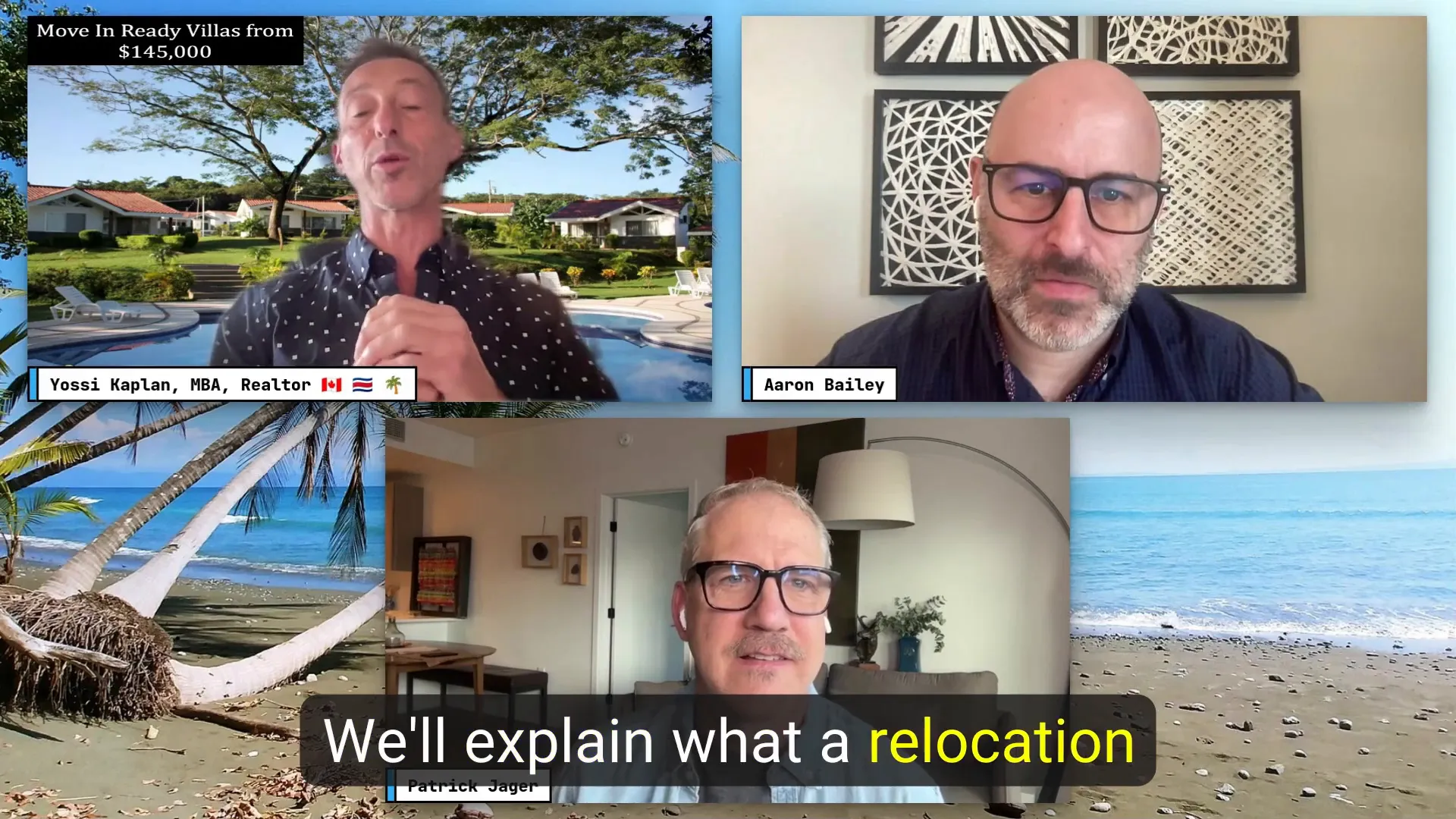 Patrick and Aaron explaining the benefits of relocation services