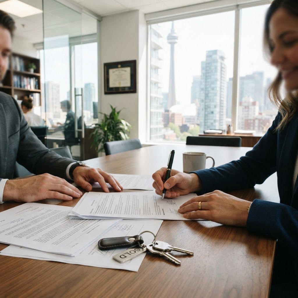 Signing closing documents where the HST rebate is credited to the buyer