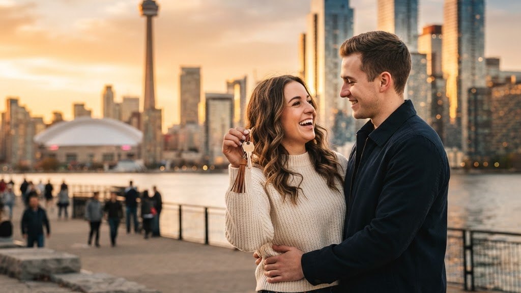 New Toronto condo towers and buyers holding keys: Ontario HST rebate on new homes
