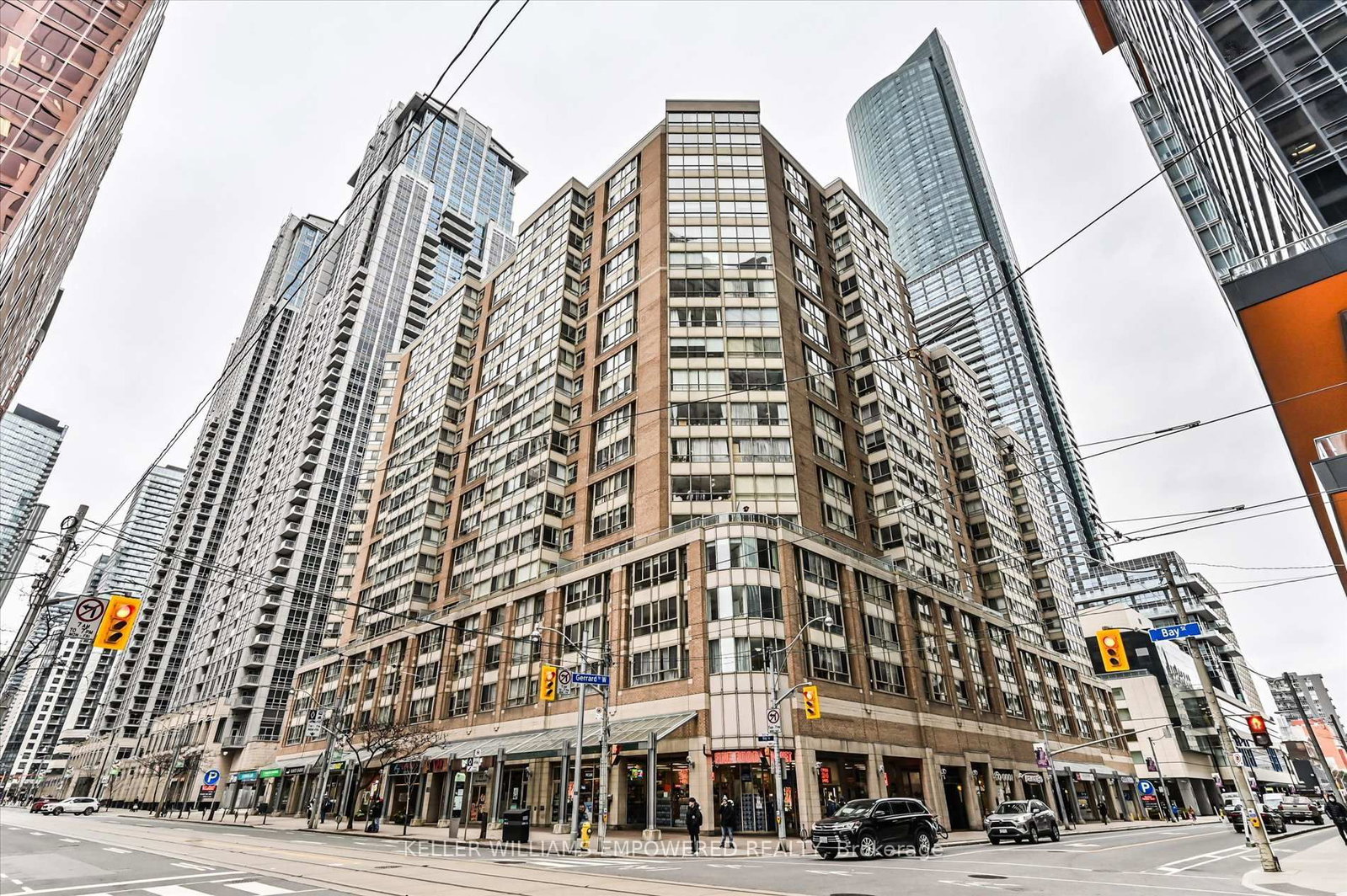 711 Bay St #1212, Toronto — 2 bed + 1 bath downtown core condo with locker and parking