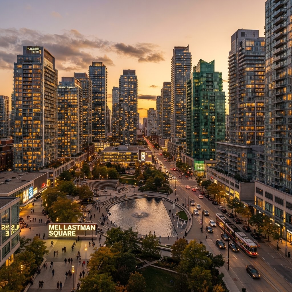 Yonge and Sheppard condos skyline North York Centre Toronto real estate